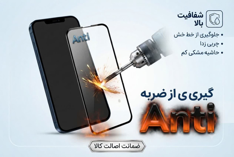 گلس شیشه جنس خوب سوپر X / ضربه گیر SUPER X/ANTI/ مدل A07/A06