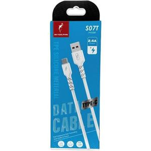 کابل شارژ USB به TC دولفین مدل DOLPHIN S07T/کابل تایپ سی / CABLE USB TO TC/