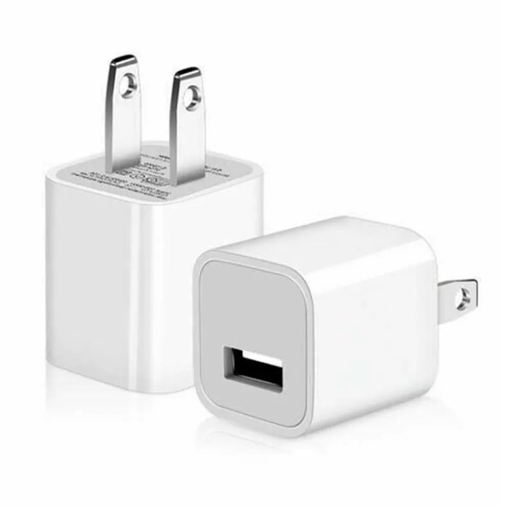 آداپتور 5 وات /5 w شارژر دیواری ایفون اورجینال دو پین