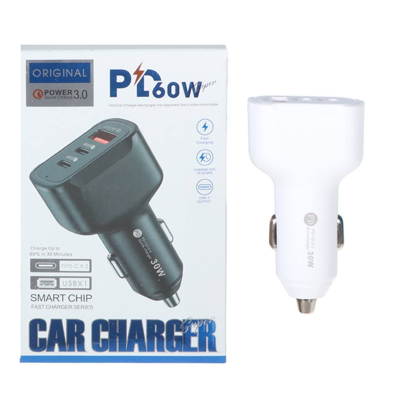 شارژر فندکی pd 60 w