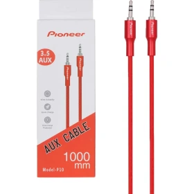 کابل صدا Pioneer AUX مدل P-10 – قرمز – RYL