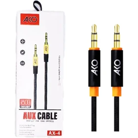 کابل Aux برند Ako مدل Ax-4 کنفی سر فلزی 180Mm