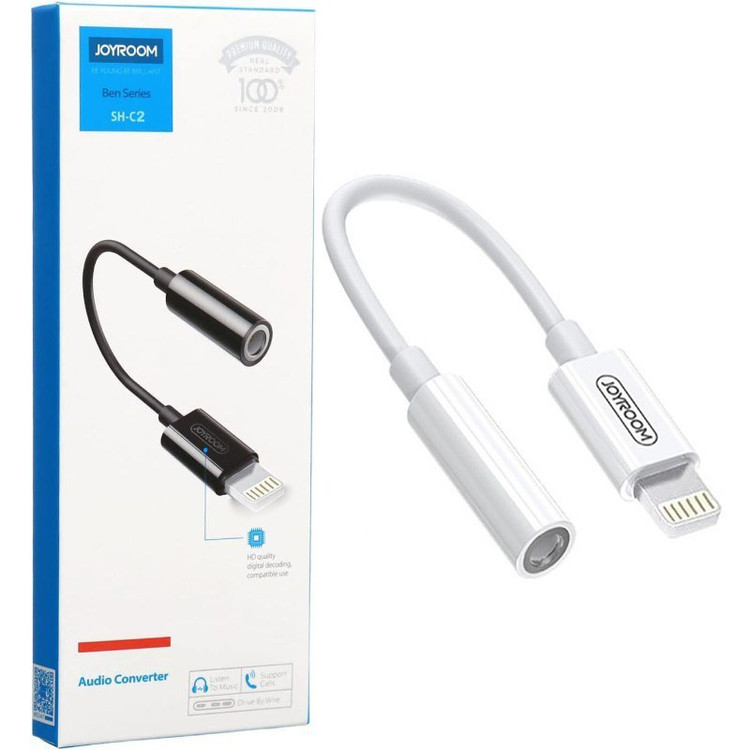 مبدل لایتنینگ به جک 3٫5 میلی متری جوی روم (JoyRoom) مدل SH-C2