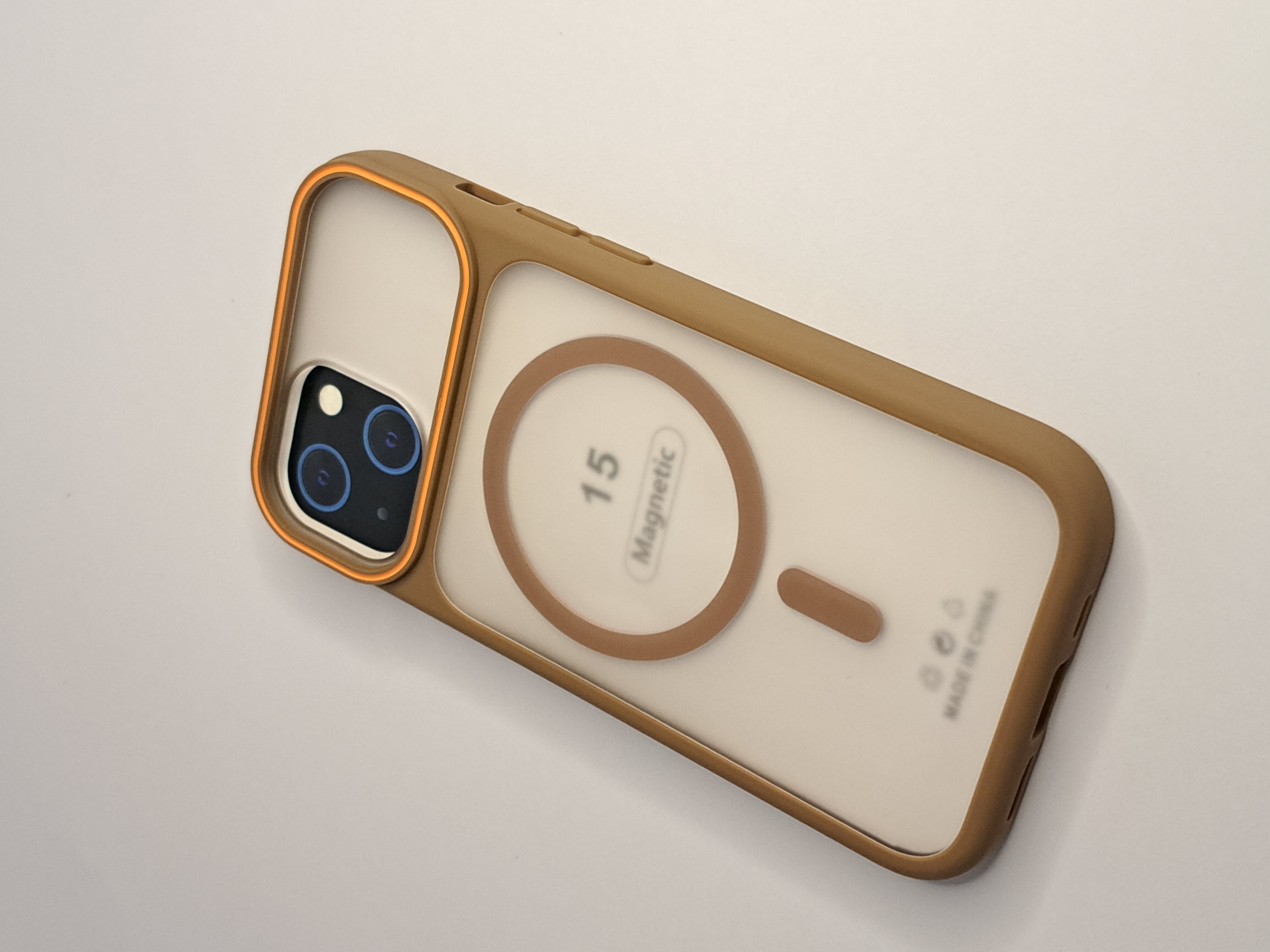 گاردطرح 17 مکسیف دار پشت مات اورجینال ایفون 13نرمال iphone 13 normal
