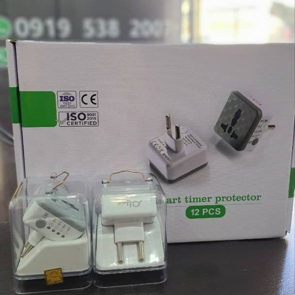 پک شماره 2 . آداپتور 25 وات اصلی + تبدیل 3 به 2 تایمر دار اورجینال تعداد محدود